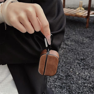 Étui vintage en cuir PU anti-perte et antichoc pour écouteurs sans fil 1 <span class=keywords><strong>2</strong></span> 3 Pro <span class=keywords><strong>2</strong></span> & 4, boîte de charge - Product Image 2