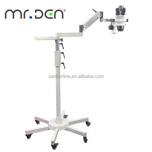 Soporte de suelo para microscopio quirúrgico Mr.Den con brazo neumático y estante de enfoque con cámara de video divisora de haz para operación quirúrgica - Product Image 5