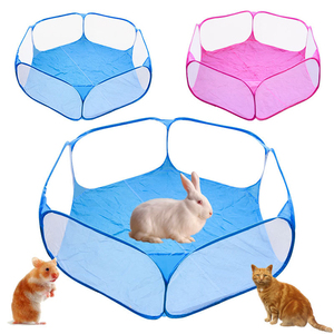 Nouveau design vente en gros <span class=keywords><strong>pas</strong></span> <span class=keywords><strong>cher</strong></span> portable Pop ouvert extérieur/intérieur exercice animal de compagnie <span class=keywords><strong>lapin</strong></span> clôture cour parc Cages - Product Image 1