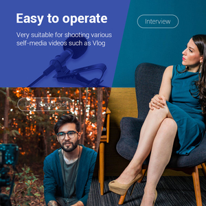 Micrófono condensador para todos los teléfonos, para videoconferencia, <span class=keywords><strong>YouTube</strong></span>, grabación de Audio y vídeo - Product Image 2