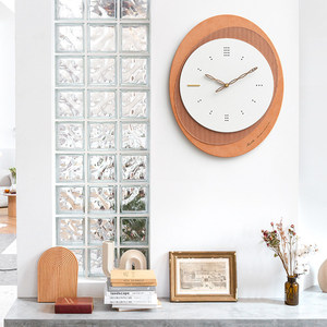 Nordic Style Luxury <b>Wall</b> <b>Clock</b> Round Quartz <b>Silent</b> Battery Powered For Living Room Home Decoration - Product Image 4