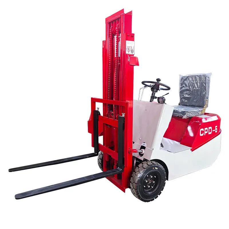 2024 New design very small forklift 500 kg lifting height 2 meters cheap price lightweight mini electric forklift for sale