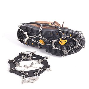 Crampons antidérapants en silicone à 10 dents pour glace et neige, vente en gros d'usine - Product Image 2