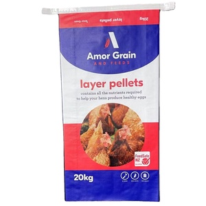 25kg 100lb プラスチック製空飼料袋 販売中 大型 牛 馬 家禽 動物飼料袋 - Product Image 2