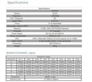 แว่นตา VR ระยะไกลสำหรับโดรนรุ่น FPV อุปกรณ์สำหรับโดรน Sky04X - Product Image 5