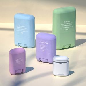 35g Empty Sunscreen Stick <b>Blush</b> Packaging Refillable Eco Deodorant Sunscreen Stick Container Packaging - Product Image 1