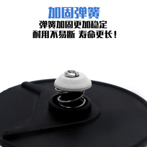 <b>Round</b> Plastic Cable Hole Cover For Desk Office Organizer Durable PP Material Bolt Inserting Type Minimalist Design - Product Image 3