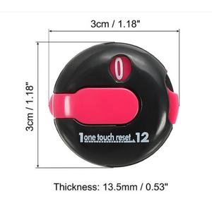 Compteur de parcours de <span class=keywords><strong>golf</strong></span> miniature 30 mm avec clip pour chapeau et clip pour gant – Accessoires de <span class=keywords><strong>golf</strong></span> pour sports de plein air – <span class=keywords><strong>Prix</strong></span> de gros - Product Image 3