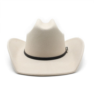 Fashionable <strong>Western</strong> Felt Cowboy <strong>Hat</strong> Casual Ethnic Style for Men and Women for Winter - Product Image 2