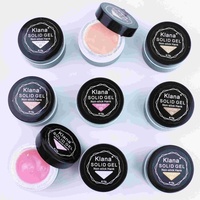 Gel UV de construction pour ongles de haute qualité 15ml – Blanc, Rose, Transparent, Nude, Rose Lacté, Blanc – Auto-nivelant
