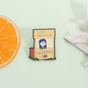 Karikatür Anime hayat yardımcı memoienamel emaye Pin fıstık komik karakter broş yaka rozeti takı hediye çocuklar arkadaşlar için - Product Image 2