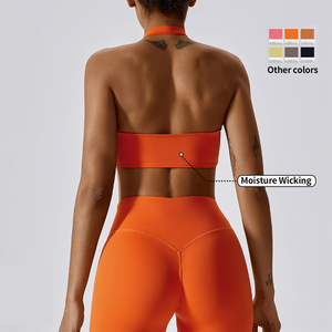 Conjunto Deportivo de Dos Piezas para Mujer, Pantalones de Yoga de Nailon y Elastano de Alta Elasticidad para Gimnasio y Fitness - Product Image 5