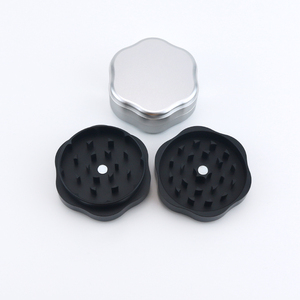 2-Tier Aluminum Alloy Magnetic Herb Grinders Engraved Logo 58mm Herb Crusher Grinder for Cigarette Rolling Paper Tobacco Smoking - Product Image 3