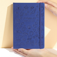 Carnet de notes A5 en cuir à couverture rigide personnalisé, 100 feuilles, avec logo en relief, idéal pour cadeau scolaire – Vente en gros à prix abordable
