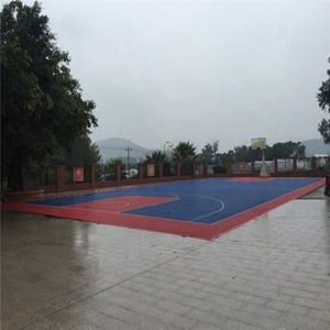 Revêtement de sol sportif modulaire approuvé par l'ITF pour les compétitions scolaires et les clubs, dalles de sol pour terrains de tennis - Product Image 3