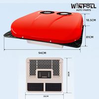 Offre Spéciale Climatiseur de toit R410a 8200 BTU 24V pour camping-car, fourgon, voiturette de golf, excavatrice, caravane, bus, camping-car/bateau