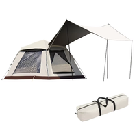 Tente de camping trois saisons KS Camouflage pour l'extérieur, ouverture automatique rapide, tente en toile à une chambre