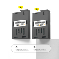 Transceptores de Fibra Óptica GIANTECH 1x9 Monomodo SC 1.25G 1310nm 3KM BIDI de Baja Latencia PECL con 3 Años de Garantía para Transmisión de Datos