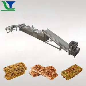 Stainless Steel 304 High Efficiency High Capacity Granola Bar Making Machine Cereal Bar Machine For Food Processing And Molding