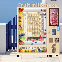 Automatische verkoopautomaat, blender voor één kopje, smoothie, volautomatisch, commerciële intelligente fruit-eiwitautomaat, creditcard