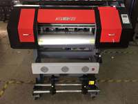 Hochpräziser 60cm Mini Digitaler Tintenstrahldrucker 2 Fuß Eco-Solvent Roll-to-Roll Plotter XP600 Druckkopf für Lederdruck