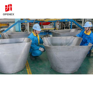 Placa de acero inoxidable suave de carbono grueso grande y pesado personalizada Servicios de formación hidráulica de hidroforma de flexión de laminación cónica - Product Image 2