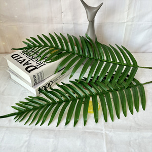 Artificial Turtle Leaves & <b>Large</b> Palm Leaves Single Stem Plants Home Living Room Decor Wholesale - Product Image 5