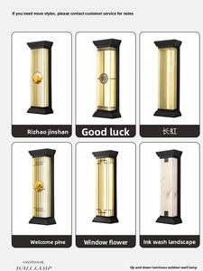 โคมไฟติดผนังอลูมิเนียมกันน้ำสำหรับภายนอกอาคาร มาตรฐาน IP65 เหมาะสำหรับผนังภายนอก ระเบียง เสา ประตู และลานวิลล่า - Product Image 5