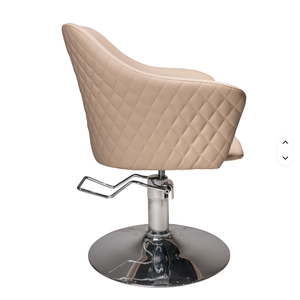 Silla de Estilismo Ergonómica de Cuero Plegable, Ajustable en Altura, Giratoria 360 Grados, con Elevación Hidráulica para Barbería, Venta al Por Mayor - Product Image 3
