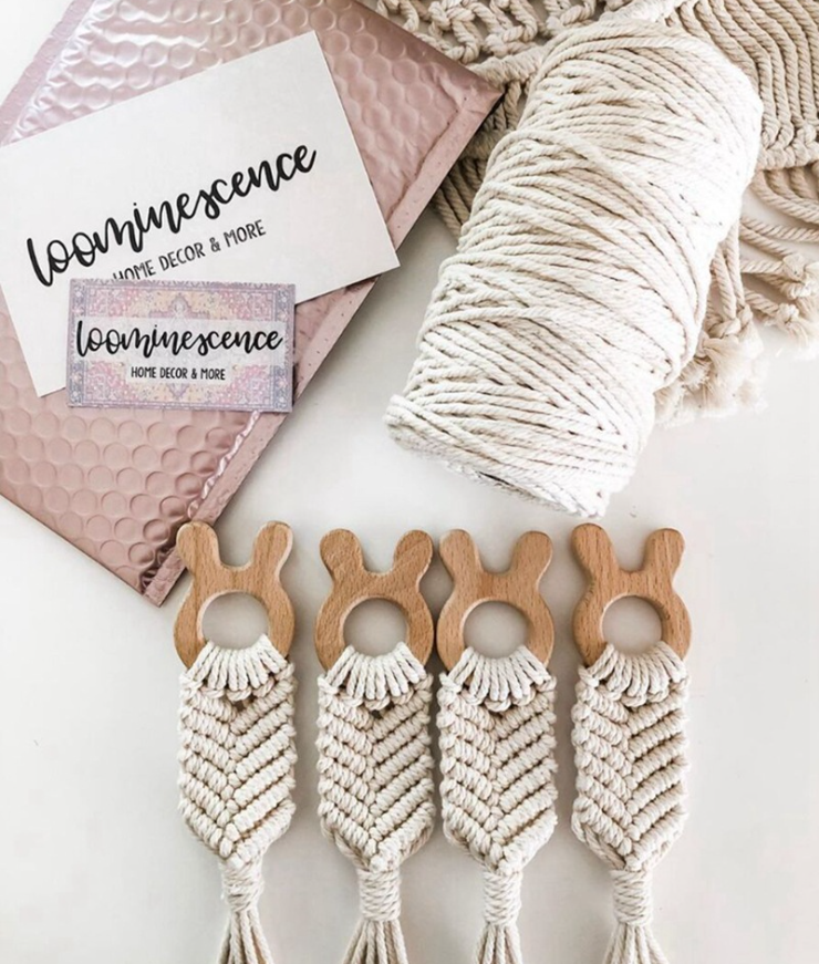 Оптовая продажа, детский Прорезыватель для зубов из натурального хлопка