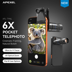 Nouvel objectif téléobjectif Apexel 6X pour <span class=keywords><strong>iPhone</strong></span> 15/16/17 et série Samsung avec étui dédié - Product Image 6