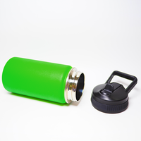 Botella de agua térmica de acero inoxidable con aislamiento al vacío, diseño de boca ancha, libre de BPA, con capacidad de 350 ml y logotipo personalizado Jiahe para niños.