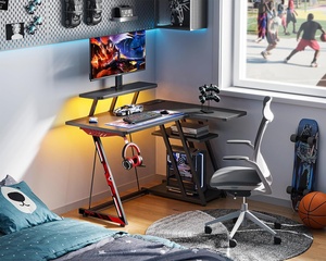 <span class=keywords><strong>Escritorio</strong></span> para Juegos en <span class=keywords><strong>Forma</strong></span> de <span class=keywords><strong>L</strong></span> con Muestra Gratuita, Mesa de Juego para Computadora con RGB - Product Image 3