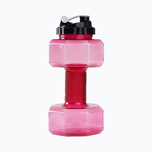 Grande gourde de 2,6 L en forme d'haltère, anti-fuite, sans BPA, avec couvercle et <span class=keywords><strong>corde</strong></span>, pour la gym, le sport, la consommation directe, les adultes et l'école - Product Image 5