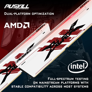 PUSKILL DDR4 Gaming 8GB 16GB 32GB 3200MHz 3600MHz XMP2.0 1.35V Mémoire RAM - Product Image 5