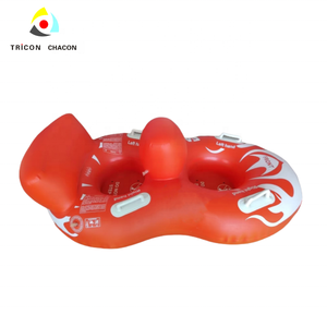 ท่อสวนน้ำทำจากไวนิลเป่าลมพร้อมพนักพิงสำหรับความบันเทิงในที่พักอาศัยและสินค้าลอยน้ำสำหรับกีฬาทางน้ำในทะเล - Product Image 1