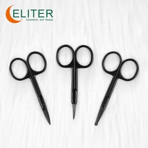Eliter Venta caliente al por mayor de acero inoxidable negro de acero inoxidable tijeras para cutículas de uñas tijeras para cutículas negras - Product Image 4