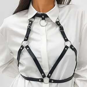 Gelances SM Factory Direct : Vêtements de bondage en cuir, tenues coquines, jouets pour adultes, collier de bondage, vêtements érotiques en cuir. - Product Image 5