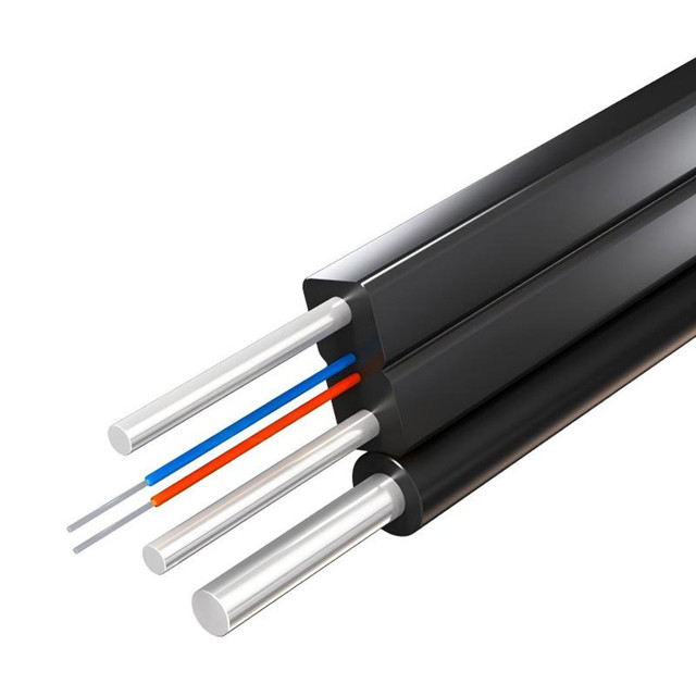 LiFeng Single Mode Fiber Optic Drop Cable GJYXFCH 1/2/4 Core G657A2 LSZH Jacket CE/ROHS Certified for FTTX FTTH Applications