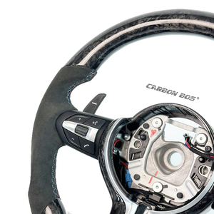 Volante de pantalla directa de fábrica de fibra de carbono Forge para <span class=keywords><strong>BMW</strong></span> M2 M3 M4 <span class=keywords><strong>M5</strong></span> F10 F50 F30 F32 F80 F82 F90 E90 E92 E60 E63 G20 G30 - Product Image 4
