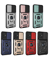 2 en 1 Hybrid Armor anti-chute Metal Ring kickstand Car Magnetic Phone Case pour iPhone 12 13 14 15 pro max 16 plus pro