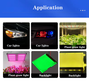 LED plate rouge profonde Epistar Chip <span class=keywords><strong>3014</strong></span> 0,06W 660NM pour sources lumineuses végétales et sources lumineuses de physiothérapie - Product Image 3