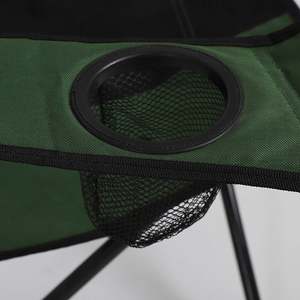<span class=keywords><strong>Chaise</strong></span> de camping pliable compacte en acier portable pour l'extérieur, bon marché en gros, cadre en acier de 16 mm, tissu en polyester 600D - Product Image 6