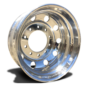 Nuevas Llantas de Aluminio Cromado de 22.5" X 8.25" Estilo Hub Piloted Forged para Camión y Autobús - Product Image 4