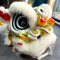 Nouveau nouvel an chinois adulte Lion danse laine accessoire peluche Dragon lanterne Performance authentique chine Lion danse Costume à vendre