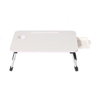 Màu trắng Gỗ giường Khay bảng với gấp chân ăn sáng trên giường cho TV Bảng Máy tính xách tay máy tính ăn snack khay - Product Image 4