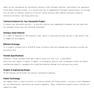 Griglie <span class=keywords><strong>in</strong></span> Acciaio Inox Regolabili <span class=keywords><strong>in</strong></span> <span class=keywords><strong>Altezza</strong></span>, Sistema di Drenaggio Anticorrosione per Edifici e Uffici - Product Image 6