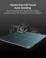 Para Impresora 3D Ender 3 S1 Plus FDM, Nueva Placa Base Silenciosa de 32 Bits con Sensor de Filamento USB y Auto-Nivelación CR-Touch de Doble Eje Z