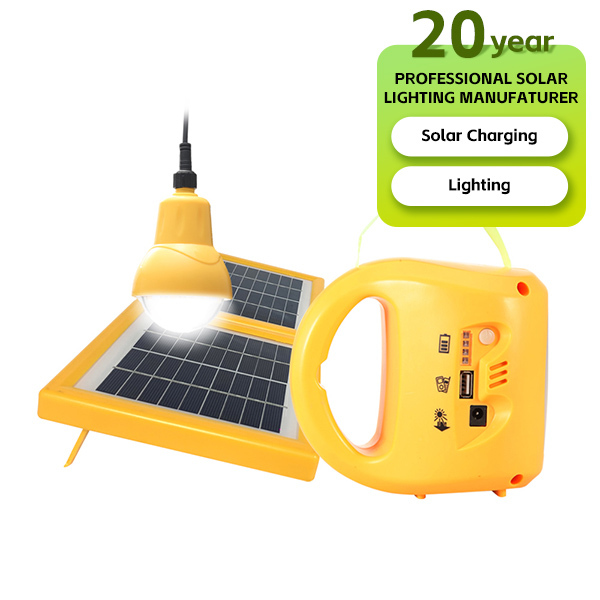 Camping Solar LED Lantern with 6000K Daylight 220 Lumens Rechargeable & Mobile Phone Charger IP44 Waterproof Dimmable