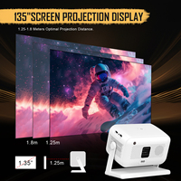 Proyektor Pintar SYTA/METAVELE SYX4 1080P Auto Focus Mini Home Theater Android 14 WiFi 6 OEM ODM Cetakan Pribadi
